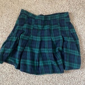 Cute plaid mini skirt, Shein size Large